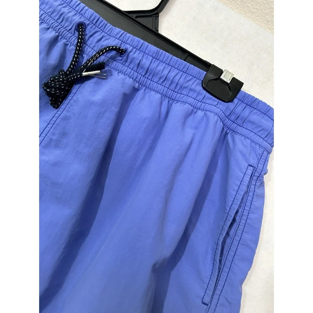 TOMMY BAHAMA Relax Large Swim Trunks Blue Cargo Mesh Lined Board Nylon Shorts